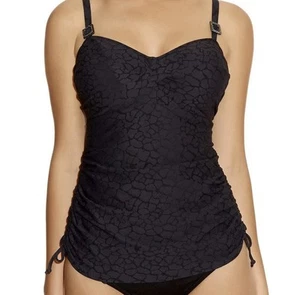 FANTASIE TANKINI Montreal Twist Front Size 36E Subtle Print - Picture 1 of 6