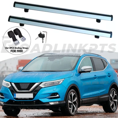 2PCS Crossbar Fit for Nissan Rogue Sport 2017-2022 Qashqai Roof Cross Bar Lock - Imagem 1 de 4