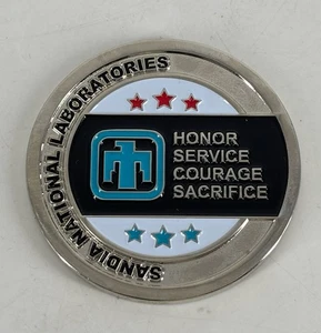 RARE EST. 1949 SANDIA NATIONAL LABORATORIES COIN & SANDIAMILITARY CHALLENGE COIN - Picture 1 of 12