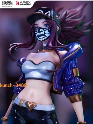 Official League of Legends LOL K/DA Akali 1/7 Scale PVC Figure Model Doll Toys - Image 1 of 4