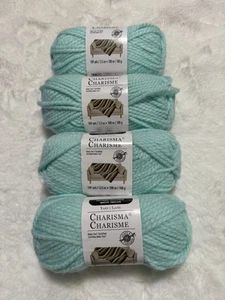 Lot Of 4 Loops & Threads Charisma Acrylic Yarn Aqua Sorbet Multi 5 Bulky Weight - Picture 1 of 6