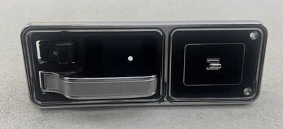 84-96 Jeep Cherokee XJ Driver Side Rear Door Handle Window Switch OEM Chrome - Image 1 of 4