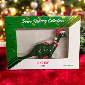 Sinclair Oil Gas Christmas Ornament Holiday Dino Elf 8th In Series 2024 NIB - Picture 1 of 7