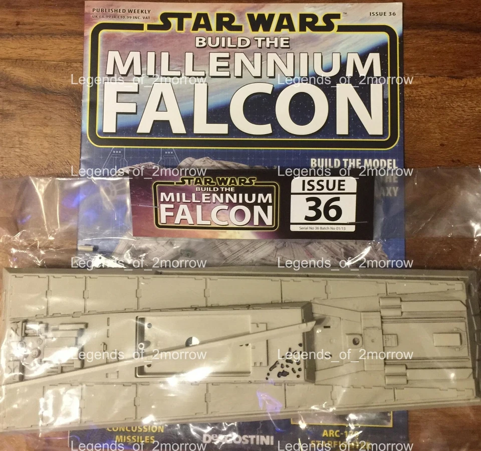 DE AGOSTINI DEAGOSTINI BUILD THE STAR WARS MILLENNIUM HALCON - NÚMERO 36 - REVISTA Y PARTE - NUEVO