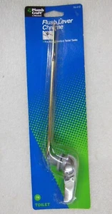 Plumb Craft FLUSH LEVER Chrome - fits most Standard Toilet Tanks p/n 76-410 NEW - Picture 1 of 5