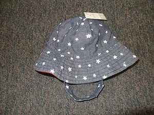 INFANT SIZE 0-3 MONTHS RED, WHITE, BLUE PATRIOTIC HAT BY CARTER'S **NWT** - Picture 1 of 3