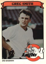 1989 Charlotte Knights Team Issue #11 Greg Smith