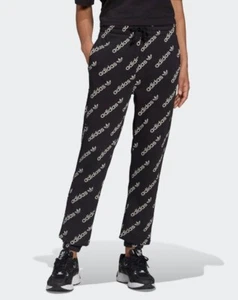 Women's Adidas Track Pant Repeat Logo Joggers UK 4 -18 RRP £55 CLEARANCE - Picture 1 of 4