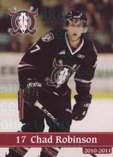 2010-11 Red Deer Rebels #21 Chad Robinson