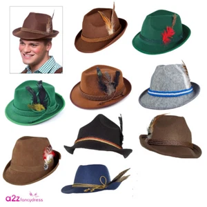 Adult Mens Womens Bavarian Oktoberfest German Beer Festival Party Hats - Picture 1 of 12