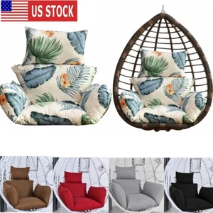 Patio Hanging Swing Cushion Egg Chair Cushion Hammock Seat Pad - Picture 1 of 75