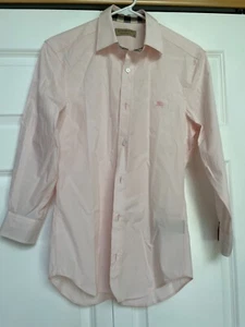 Burberry Boys Pink Dress Shirt - Picture 1 of 6