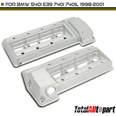Engine Valve Cover for BMW 540i E39 1998-2003 740i 740iL E38 98-01 Left & Right - Image 1 of 4