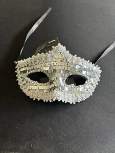 Mardi Gras Venetian Crafted Masquerade Carnivale Half Face Mask - Picture 1 of 4