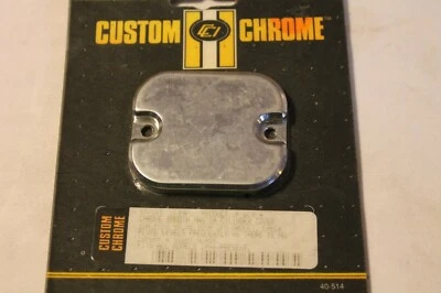 Nueva cubierta de cilindro maestro de freno delantero cromada Harley Davidson XL, FX, FL 1996-2005  Foto 1 de 3