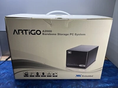 ARTiGO A2000 Barebones PC Storage Server CPU 1.5GHz Via C7-D VX800 DDR2 NOS - Image 1 of 4