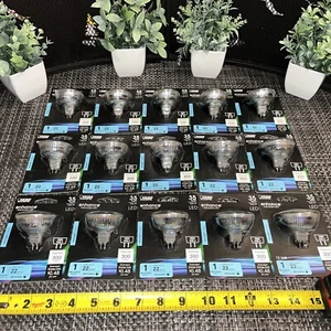 10 QTY! BULK- LED Bulb Feit Electric Enhance MR16 GU5.3 Bright White 35 Watt NEW - Picture 1 of 6