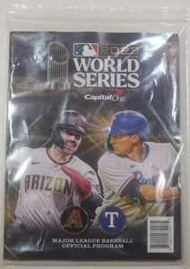 2023 MLB WORLD SERIES PROGRAM ARIZONA DIAMONDBACKS VS TEXAS RANGERS - NEW - Picture 1 of 1