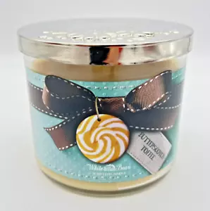 Bath & Body Works White Barn BUTTERSCOTCH TOFFEE 3-Wick 14.5Oz Candle -Bunny Lid - Picture 1 of 4