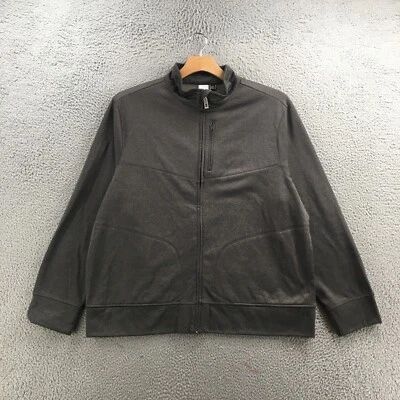 Chaqueta Fila Cremallera Completa Para Hombre XXL Gris Sólido Capucha Cuello Mangas Largas Cómoda Informal Foto 1 de 4