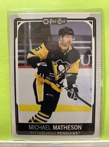Michael Matheson 2021-22 O-Pee-Chee Hockey Base Pittsburgh Penguins #440 - Picture 1 of 3