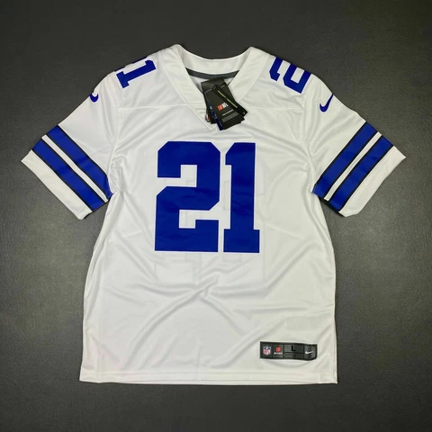 100% Authentic Ezekiel Elliott Nike Cowboys Vapor Limited Jersey Size L 44 Cover