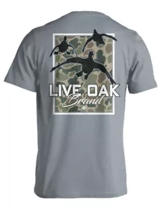 Live Oak Brand Camoflauge Ducks Adult Unisex Comfort Colors Short Sleeve T-Shirt - Picture 1 of 2