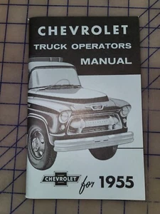 1955 Chevrolet Truck 2nd Series Owners Manual - Picture 1 of 1