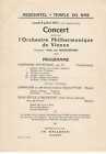 FELIX WEINGARTNER Vienna Philharmonic Neuchatel 1917 Tchaikovsky Berlioz Mozart