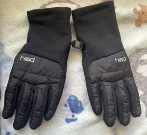 Head black youth touch screen gloves size large - Picture 1 of 5