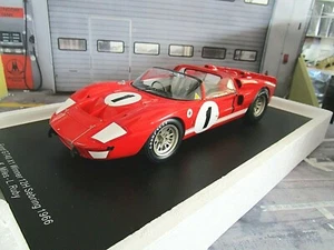 FORD GT40 V8 GT-X1 Spyder 12h Sebring 1966 miglia Rubino vincitore Shelby Spark 1:18 - Foto 1 di 5