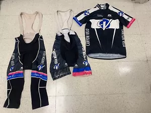 Voler Set Ciclismo Uomo Taglia Media 2 Pantaloncini Ciclismo Maglia 48 - Foto 1 di 12