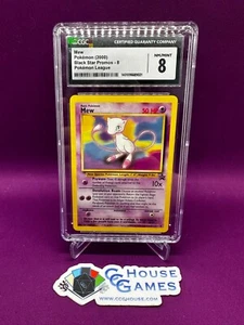 Pokemon Mew #8 Black Star Promo CGC 8 NM/Mint League Promo *CCGHouse* - Picture 1 of 2