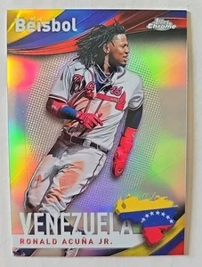 2021 Topps Chrome - Beisbol Ronald Acuña Jr. #B-1 - Picture 1 of 8