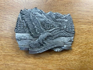 Montana Eagle Belt Buckle - Picture 1 of 4