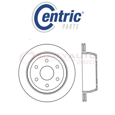 Centric C-TEK Disc Brake Rotor for 2001-2003 GMC Sierra 1500 HD 6.0L V8 - hd - Image 1 of 4