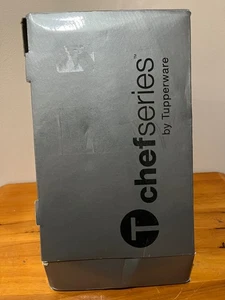 New Seal Open Box Tupperware Chef Series 19 Slot Deluxe Storage Wood Knife Block - Picture 1 of 5