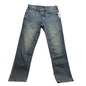 Buffalo David Bitton Driven Jeans Mens 34x30 Blue Straight Relaxed Stretch Denim - Picture 1 of 11