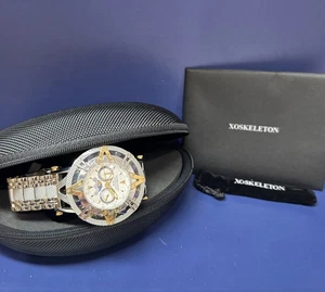 Nuovo!! Orologio Uomo XO Skeleton Superlative Star Quarzo Edizione Limitata - Foto 1 di 9
