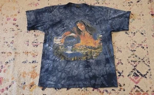 Camisa de paisaje indio nativo americano 1996 vintage puntada única envejecida XL - Imagen 1 de 9