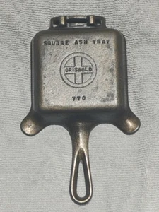 Vintage Cast IRON GRISWOLD No. 770 Square Ashtray - Bild 1 von 5