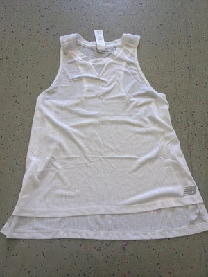 New Balance WomensWhite tank top Size: Extra Small - Image 1 of 4