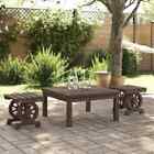 Garden Footstools Outdoor Ottoman Footrest 2 pcs Solid Wood Fir vidaXL