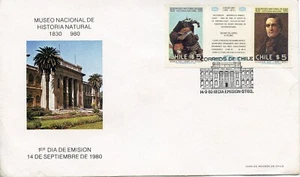 CHILE  1980 The 150th Anniversary of National History Museum   FDC3012 - Picture 1 of 1