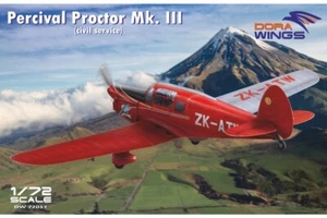 1/72 Dora Wings DW72017 Percival Proctor Mk.III civil registrations plastic kit - Picture 1 of 1