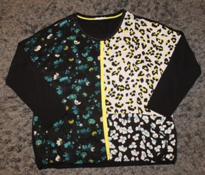 ღღ CECIL ღღ Tunika/Shirt langarm ღღ schwarz/Blumen Motive ღღ Gr. XXL ღღ - Bild 1 von 4