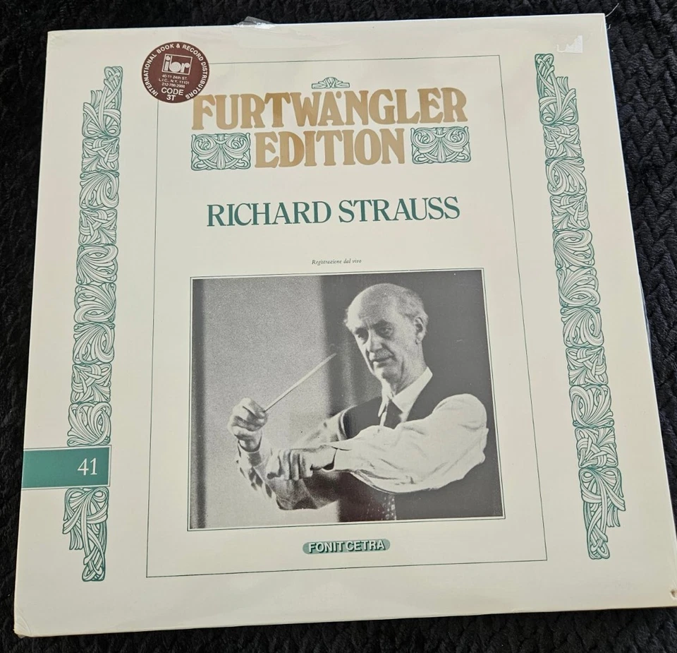 FURTWANGLER 3LPS RICHARD STRAUSS  FLAGTAD FONIT CETRA LIVE 1944-54 SEALED - Image 1 of 3
