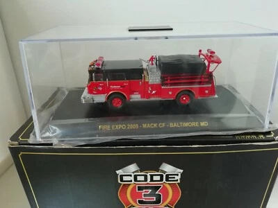 Code 3 Fire Expo 2009 Mack CF Baltimore MD Firehouse Expo au 1:64 en boîte - Photo 1/4