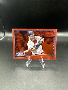 2014 Topps World Series Highlights Red Hot Foil Mike Napoli #22 - Picture 1 of 2
