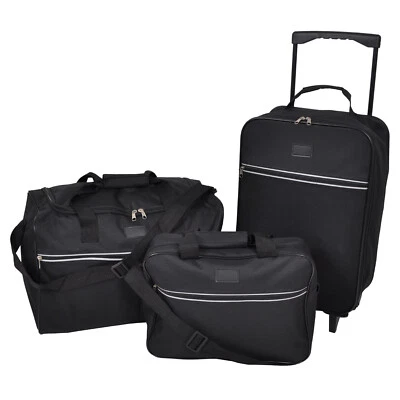 Reisekoffer Reisetasche Koffer 3teilig Trolley-Reisetasche-Nootbooktasche Lehoff - Bild 1 von 4